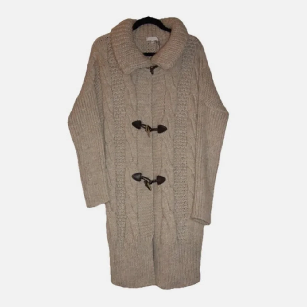 Paola Manfredi Long Cable Knit Sweater